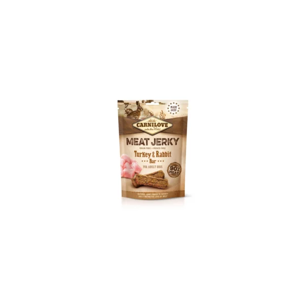 Carnilove Jerky Snack Turkey & Rabbit Bar – pulyka & nyúl 100g