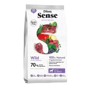 Dibaq Sense DOG GF WILD 10kg VADDISZNÓ-SZARVAS